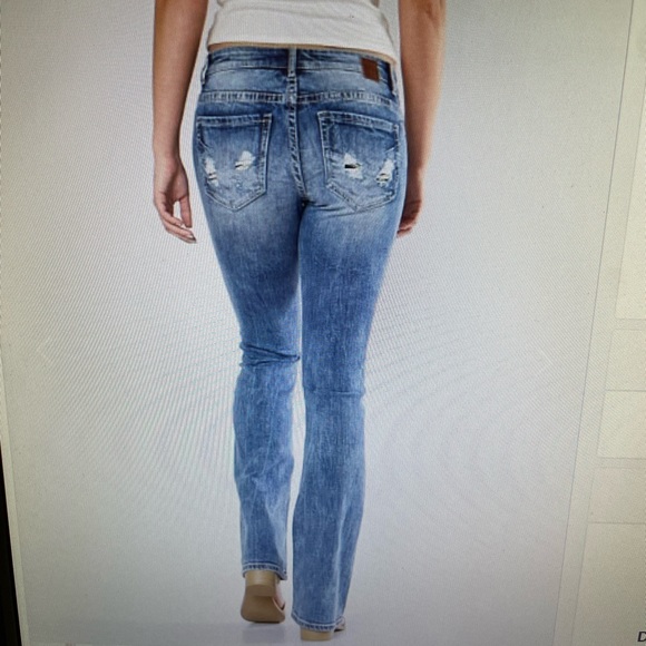 BKE Payton Universal fit Mid rise bootcut. Size 29x31.5 (29R) Mid/acid wash - Picture 10 of 11